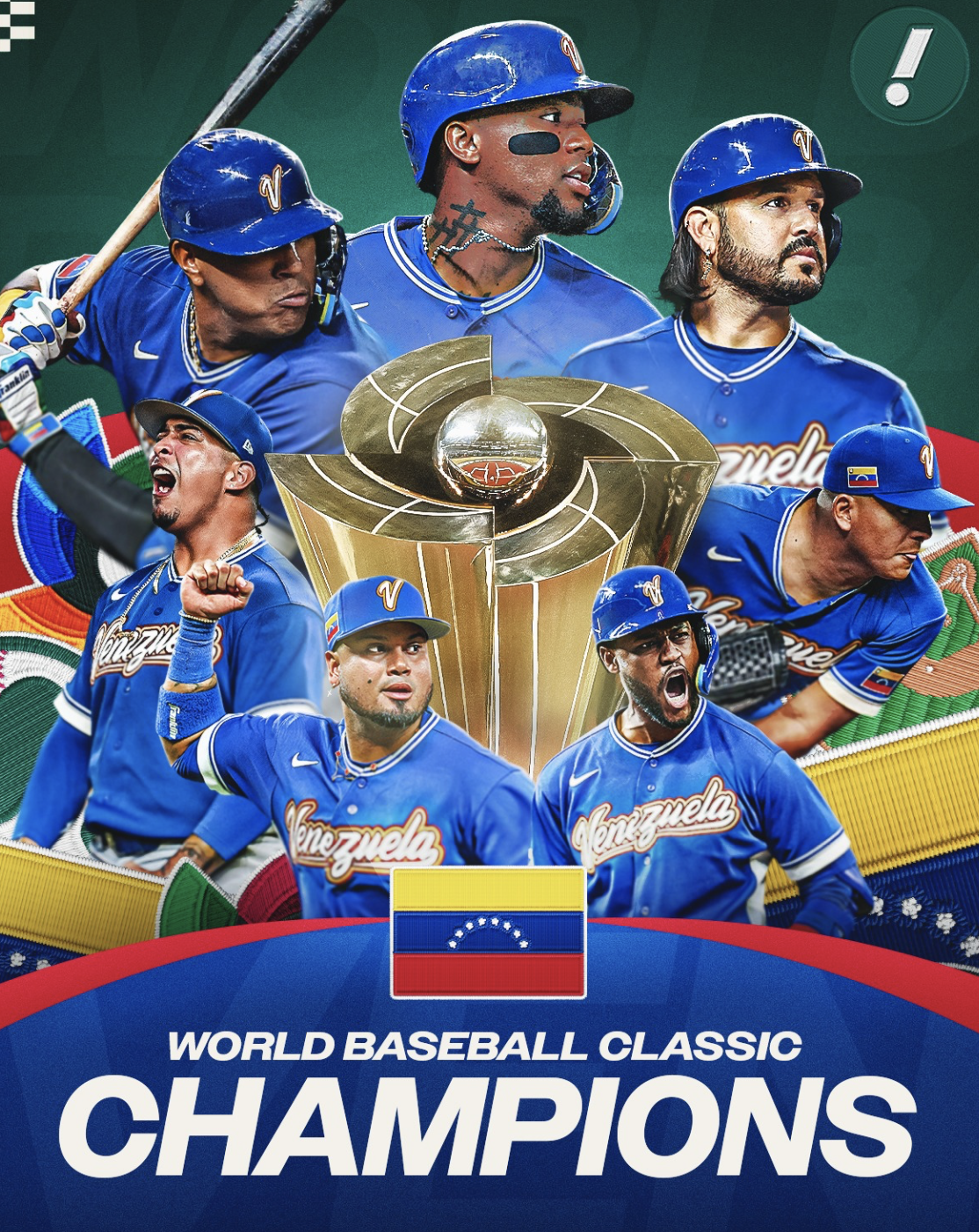 Venezuela Kampion pa prome bia di World Baseball Classic